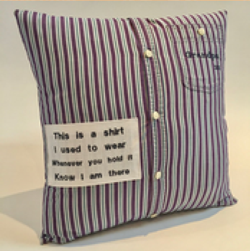 Memory cushions a intergenerational project Creative Ireland Programme