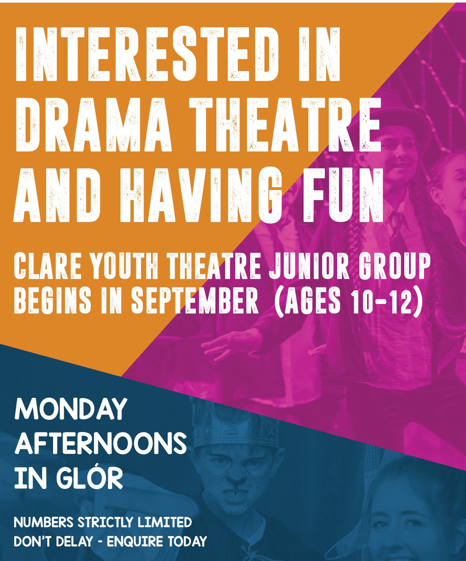 Clare Youth Theatre Junior Theatre Group Creative Ireland Programme