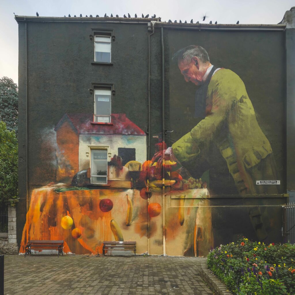 Street art mural in Cork