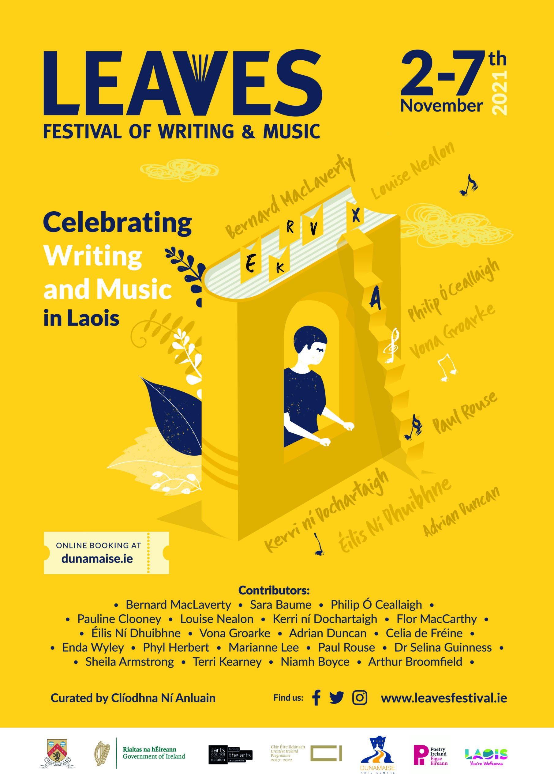 Leaves Festival of Writing & Song Creative Ireland Programme